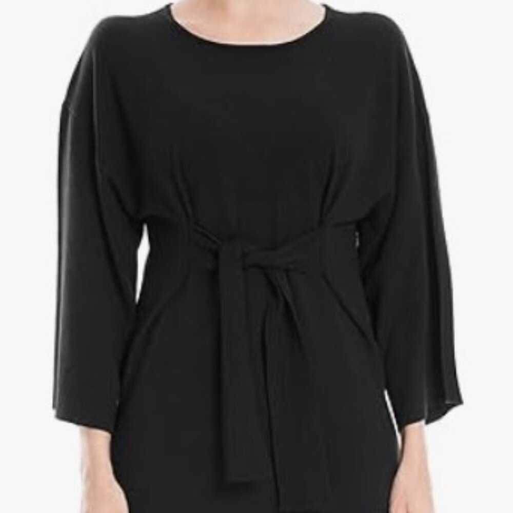 MAX STUDIO Tie Front Sweater Dress,  Size Large NWT
